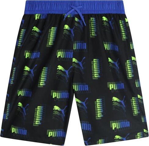 PUMA Boys Swim Trunks - Quick Dry Swimming Shorts with Pockets and Mesh Lining - Active Swimming Trunks for Boys in Saudi Arabia
