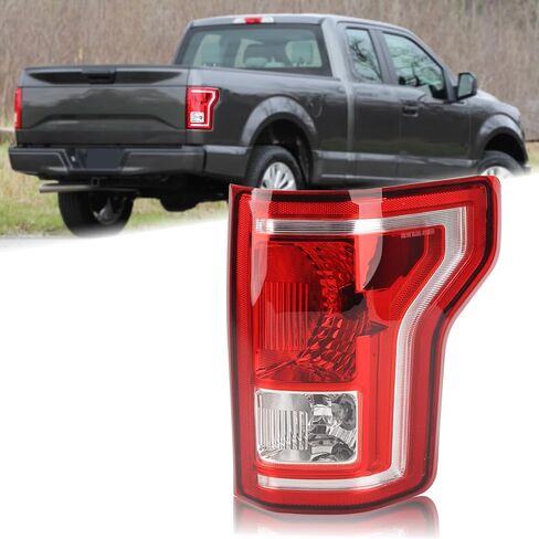 LED Tail Light Rear Lamp Assembly w/Blind Spot (Module NOT Included) Compatible for 2015 2016 2017 Ford F-150 F150 Left Driver Side HL3Z-13405-D in Kuwait