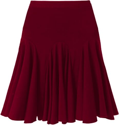 ZYMOZYM Women Black Ruched Ruffle A Line Mini Skater Casual Skirt Ladies Pleated Tennis Latin Dance Skirt with Shorts in Saudi Arabia