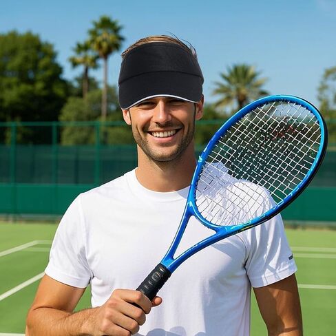 Choyaxo Sun Visor Hat UV Protection Beach Hat Golf Cap for Men Women Summer Beach Pool Sports Golf in Kuwait