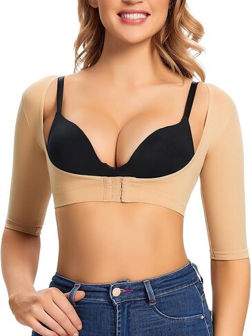 JOYSHAPER Upper Arm Shapers for Women Compression Sleeves Post Surgery Shapewear Tops Posture Corrector Arm Slimmer Vest in Saudi Arabia