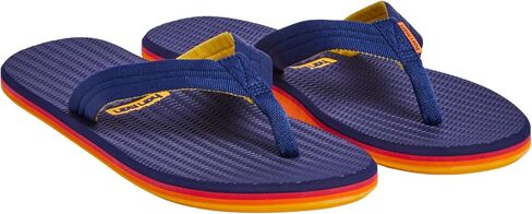 Hari Mari- Dunes- Men's Waterproof Boat Safe Colorful Rubber Flip Flops with Nylon Strap- No Break Ins, Firm Arch Support, Antimicrobial, and Floats in Water in Saudi Arabia