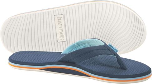 Hari Mari- Dunes- Men's Waterproof Boat Safe Colorful Rubber Flip Flops with Nylon Strap- No Break Ins, Firm Arch Support, Antimicrobial, and Floats in Water in Saudi Arabia