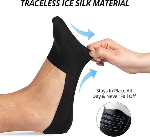 Heatuff 7 Pairs Mens No Show Socks Non Slip Low Cut Liner Socks Casual Thin Invisible Socks for Flat Boat in Saudi Arabia