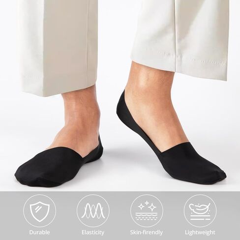 Heatuff 7 Pairs Mens No Show Socks Non Slip Low Cut Liner Socks Casual Thin Invisible Socks for Flat Boat in Saudi Arabia