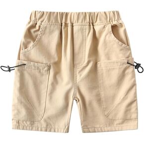 DINGDONG'S CLOSET Tollder Kid Boys' Pull On Casual Pockets Shorts