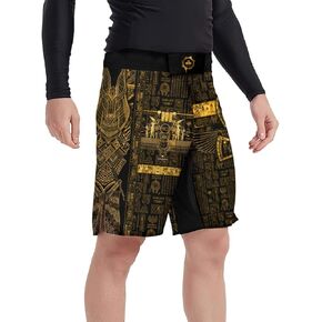 شورت فايكنغ للرجال القتال MMA الملاكمة BJJ Kickboxing Shorts Trunks القتال