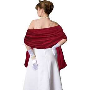 Wehhbtye Velvet Shawl and Wraps ، Women's Orchves Wrap for Ased Dress ، Writ Lady Style Shawn