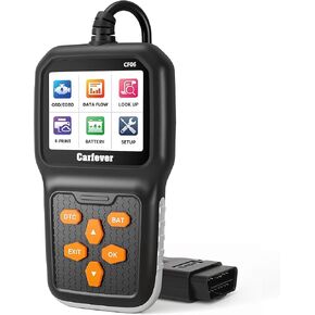CF06 OBD2 Scanner Check Engine Light Code Reader, Advanced Battery Health Check Car Diagnostic Tool, Upgraded Alloy-Edged Design, Compatible with All Vehicles After 1996 with OBDII Port