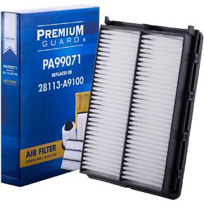 Premium Guard Engine Air Filter PA99071 Fits 2020-2025 Kia Telluride, 2020-2025 Hyundai Palisade, 2016-2020 Kia Sorento, 2019-2020 Hyundai Santa Fe, 2015-2021 Kia Sedona