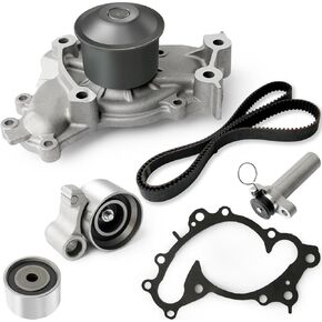 TKT-024 Engine Timing Belt Kit with Water Pump Compatible with 1994-2001 Camry 1998-2003 Sienna 1999-2003 Solara 1995-2004 Toyota Avalon 1994-2001 Lexus ES300 1999-2003 RX300