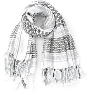 وشاح فلسطيني Keffiyeh ، شرابة فلسطين وشاح شيماغ الرأس التكتيكي التفاف للرجال والنساء