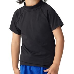 Actleis Boys Swim Shirt Quick Dry Rash Guard Short Sleeve Swimwear Kids Sun Protection UPF50+ UV Shirts