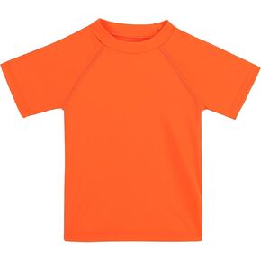 Toddler Boys Short Sleeve Rashguard Shirt UPF 50+ Sun Protection Swim Shirts