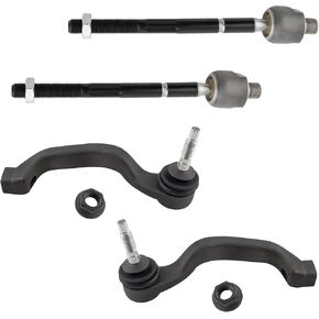 New 4-Piece Front Inner Tie Rod End Outer Tie Rod End fit 2002-2005 For Ford Thunderbird 2000-2006 For Lincoln LS EV452 EV453 ES800415 ES800414