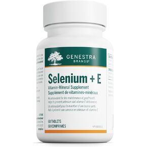 Genestra Brands Selenium + E | يوفر دعم مضادات الأكسدة | 60 قرصًا