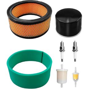 Tune-Up Filter Kit 230015 Compatible with Miller Bobcat 225 260 Gas Engine and Miller Trailblazer 325 Engine Driven Welder, Air Oil Fuel Filter Spark Plug Pre-Cleaner Engine Maintenance Kit