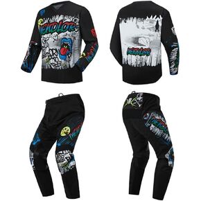 Motocross Jersey Pant Combo MX Gear Set Mens Women Dirt Bike Enduro Offroad Ride Ride Raceure Racing Adult