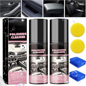 Car Interior Cleaner, Vehicle Interior Polish, 100ml Car Interior Cleaner, Interior Detailer Spray, Total Car Interior Cleaner Rejuvenation, Decontaminatio, Interior All Purpose Car Cleaner