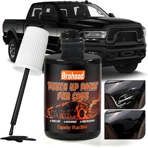 Brohood Touch Up Paint for Cars, Automotive Paint, 30ML Black Rim Touch Up Paints, Car Scratch Remover For Vehicles Wheel Repair, Quick Drying & Easy Solution for Small Chips, Deep Scratches