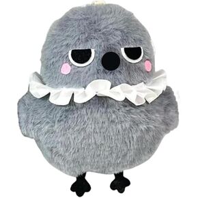 الحب المصنوع يدويًا و Sylus Qin Qin Che Crow Bird Plush Keyyring CoSplay Figure Game Game Merch (Angry)