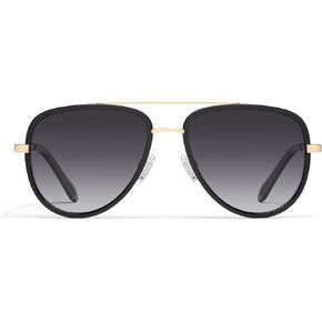 Quay - Sunglasses for Men & Women, Polarized Aviator Lenses with UV Protection (All In Medium)