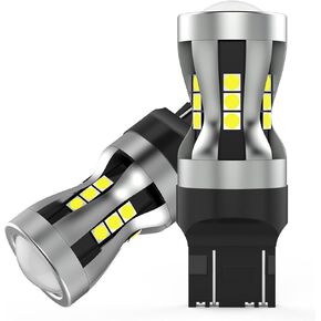 7440 W21W 7443 LED Backup Lamp for Ram 1500 2500 3500 4500 5500 Reverse Light Bulbs 2020 2021 2022 2023 2024 2025, 6500K White 500% Brighter 12V OEM Replacement Plug and Play, Pack of 2