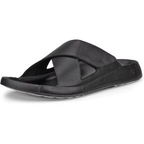 ECCO Men's Cozmo Two Band Cross Slide Sandal