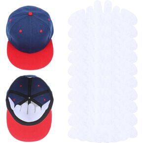 10Pcs Baseball Caps Inserts, Washable Hat Felt Shapers Hat Sweat Liner Cap Inserts Reusable Hat Support Brim