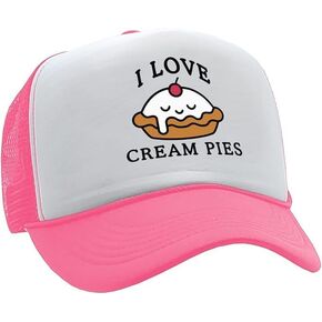 Funny Women's Trucker Hats - Collection Three - Perfect Gag Gift for Naughty Gift Exchange Neon Hot Pink