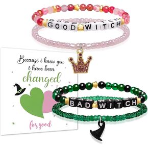 سوار الصداقة Artlunar مع البطاقة وعيد الميلاد و Valentine Jewelry Gift Witch Crown Music Bracelet لأفضل إكسسوارات BFF BFF BFF