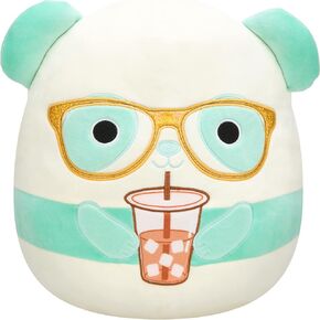 Squishmallows 14-Inch Tycho Blue and White Parakeet - Large Ultrasoft Official Kelly Toy Plush