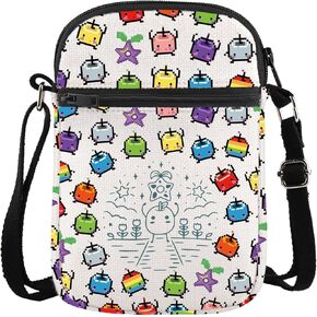BDPWSS Gaming Crossbody Bag Video Game Lover Gift Junimo Forest Spirit Gift Stardew Game Inspired Gift Cozy Gamer Merchandise