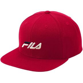FILA Speed Logo Cotton Twill Adjustable Snapback Hat