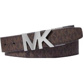 Michael Kors Men's 34mm Reversible MK Buckle Belt