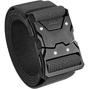 TECEUM Tactical Belt – Heavy-Duty & Quick Release – Military, Work, Rigger, Duty & Utility Belt for Men