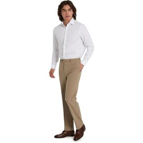 مايكل كورس للرجال نيوبري كلاسيك فستان سروال | تمدد النسيج تشينو بانت | Kahki Pant for Business & Disual Wear