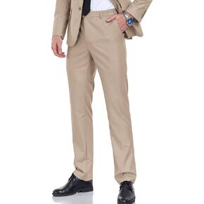Men's Dress Pants Slim Fit Black Navy Dress Pants Trousers for Men Formal Suit Pants Casual Slacks