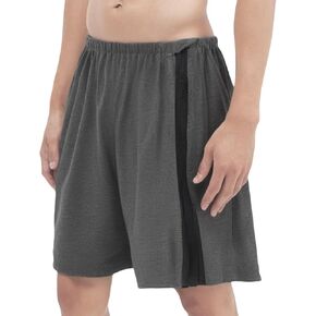 DEEYOTA Universal Paralyzed Elderly Nursing Pants,Bedridden Patient Clothing，Full Opening Summer Zipper Nursing Shorts