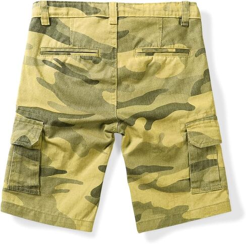 Boys Cargo Shorts Casual Cotton Multi Pocket Military Army Camo Outdoor Summer Shorts in Saudi Arabia