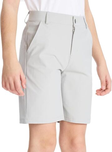 DEVOROPA Boys' Golf & School Uniform Shorts - Beige, Regular Rise, Modern Style in Saudi Arabia