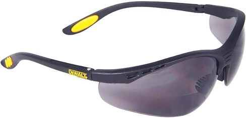 DEWALT DPG59-225C Reinforcer Rx-Bifocal 2.5 Smoke Lens High Performance Protective Safety Glasses with Rubber Temples and Protective Eyeglass Sleeve in Saudi Arabia