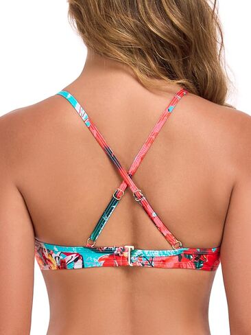 RELLECIGA Women’s Push Up Bikini Top Criss Cross Underwire Swimsuit Top for Women in Saudi Arabia