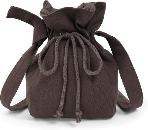 PROCOS Medieval Bag Canvas Renaissance Drawstring Shoulder Bag Coin Purse Costume Accessories for Festival LARP Christmas in Kuwait