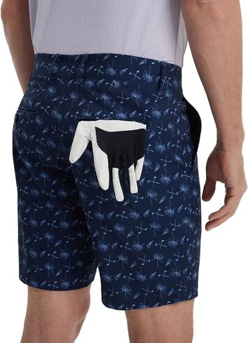 M Maelreg Golf Shorts Men Men Quick Quick 9 "تمتد خفيفة الوزن مقاومة للماء Flex Flex Flugh Fashion Sharts عارضة in Kuwait