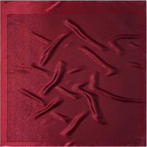 35" Men's Large Square Jacquard Scarf - Cowboy Wild Rugged Style, With Gift Packed in Saudi Arabia