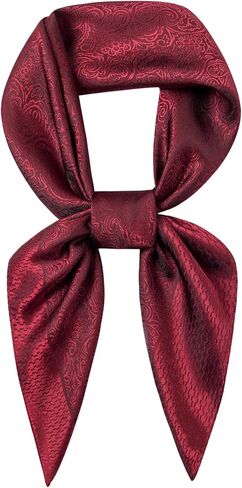 35" Men's Large Square Jacquard Scarf - Cowboy Wild Rugged Style, With Gift Packed in Saudi Arabia