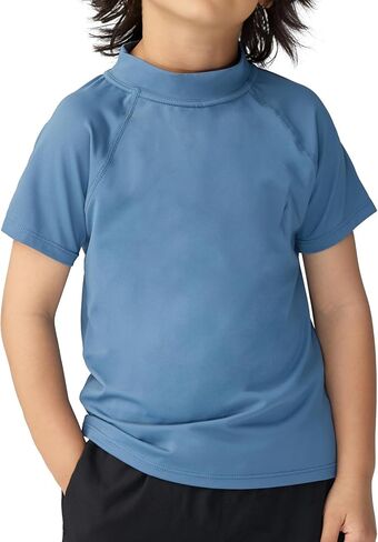 Actleis Boys Swim Shirt Quick Dry Rash Guard Shortweve Swimwear Kids Sun Protection UPF50+ UV قمصان in Kuwait