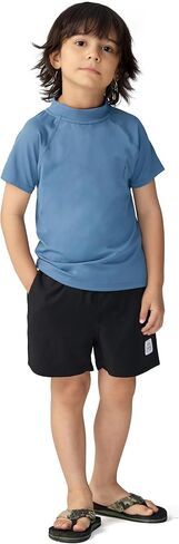 Actleis Boys Swim Shirt Quick Dry Rash Guard Shortweve Swimwear Kids Sun Protection UPF50+ UV قمصان in Kuwait
