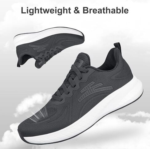 Breathable Running Shoes for Men Anti-Slip Mens Athletic Shoes Lightweight Mens Walking Sneakers for Gym Jogging Sports and Workout in Saudi Arabia